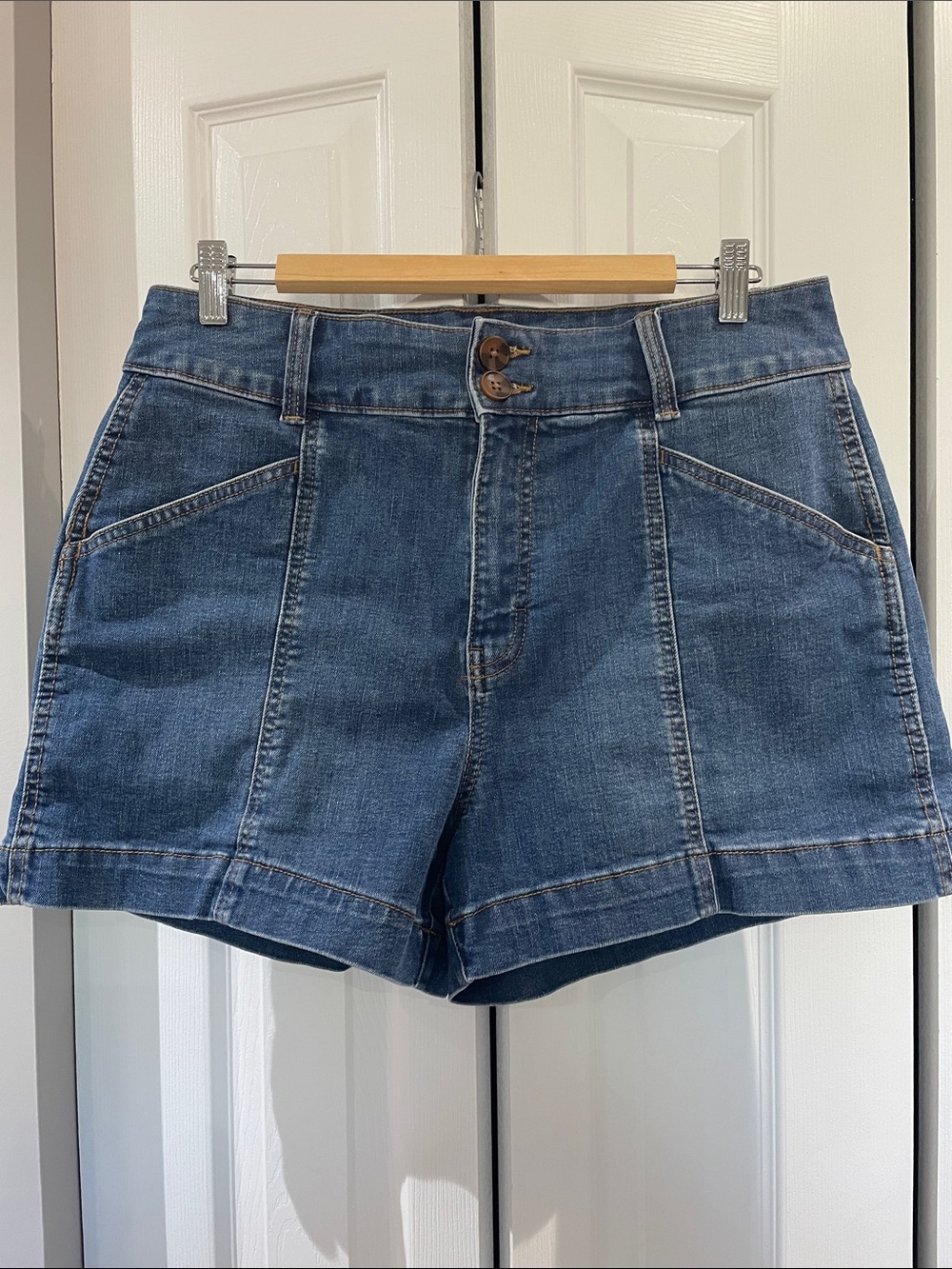 Blue Denim Jean Shorts